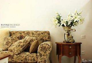 导火牛田园风格公寓经济型90平米客厅沙发图片