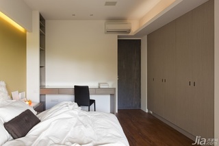 简约风格三居室富裕型110平米卧室台湾家居