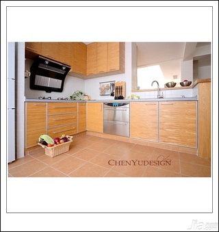 陈禹简约风格复式经济型140平米以上厨房橱柜安装图