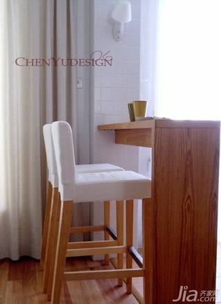 陈禹简约风格复式经济型140平米以上厨房吧台吧台椅效果图