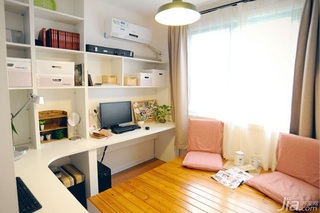 简约风格二居室经济型80平米书房书桌效果图