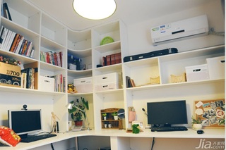 简约风格二居室经济型80平米书房书桌图片