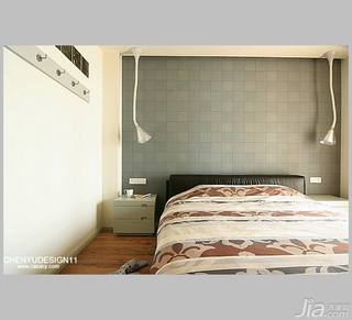 陈禹简约风格复式经济型140平米以上卧室床图片