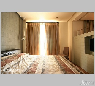 陈禹简约风格复式经济型140平米以上卧室床效果图