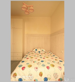 陈禹简约风格复式经济型80平米卧室床图片