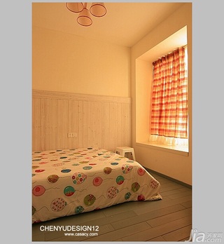 陈禹简约风格复式经济型80平米卧室床图片