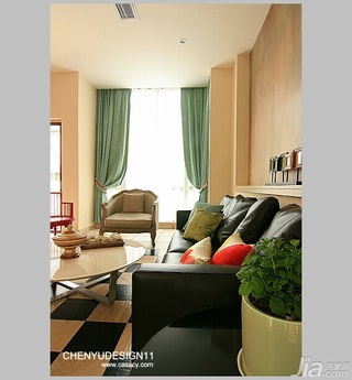 陈禹简约风格别墅经济型140平米以上客厅沙发图片