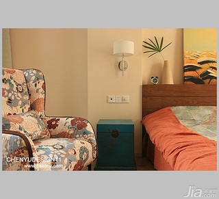 陈禹简约风格别墅经济型140平米以上卧室床图片