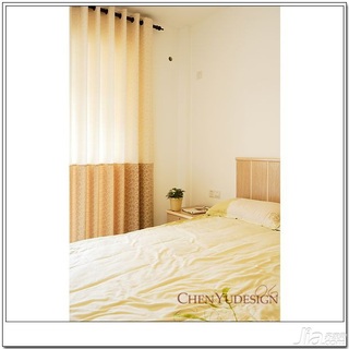 陈禹简约风格公寓经济型100平米卧室床图片