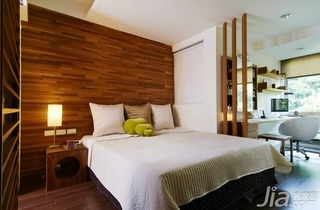 日式风格经济型120平米卧室卧室背景墙床效果图