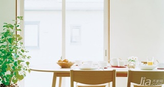 日式风格二居室经济型120平米餐厅餐桌图片