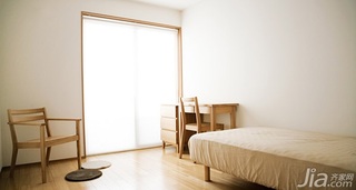 日式风格二居室经济型120平米卧室书桌图片