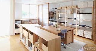 日式风格别墅经济型140平米以上卧室收纳柜效果图