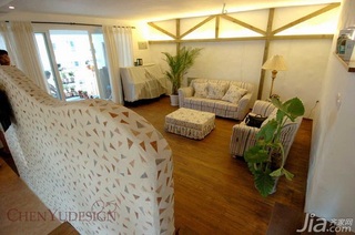 陈禹地中海风格公寓经济型110平米客厅沙发图片