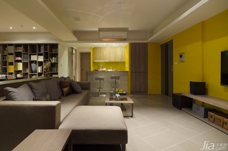 简约风格三居室富裕型100平米吧台吧台椅台湾家居