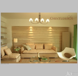 陈禹简约风格公寓经济型110平米客厅沙发图片
