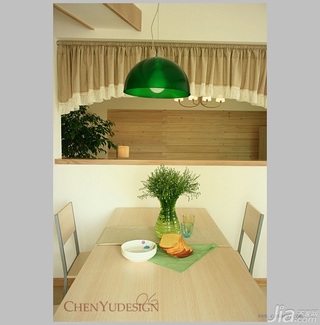 陈禹简约风格公寓经济型110平米餐厅餐桌效果图