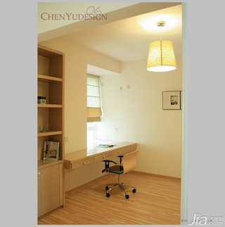 陈禹简约风格公寓经济型110平米书房书桌图片