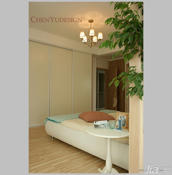 陈禹,公寓装修,110平米装修,经济型装修,简约风格,卧室,床,衣柜,灯具