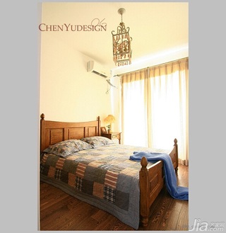 陈禹地中海风格公寓经济型140平米以上卧室床图片