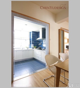 陈禹简约风格公寓经济型120平米厨房橱柜设计