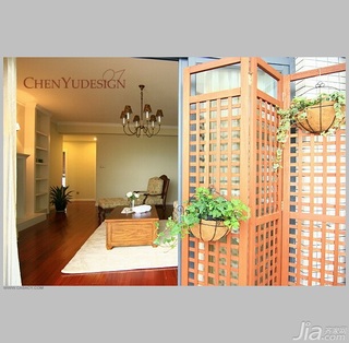陈禹美式乡村风格公寓经济型140平米以上阳台沙发效果图