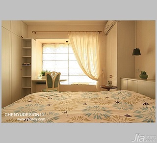 陈禹简约风格公寓经济型100平米卧室飘窗床图片