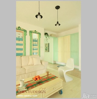 陈禹混搭风格公寓经济型100平米客厅沙发图片