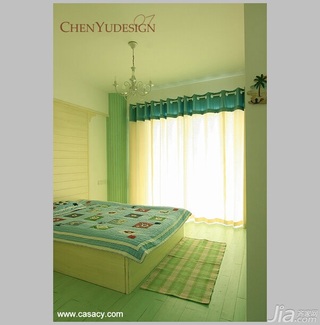 陈禹混搭风格公寓经济型100平米卧室床图片