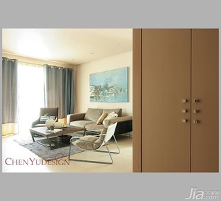 陈禹简约风格公寓经济型120平米客厅沙发图片