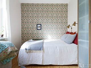 北欧风格小户型40平米卧室壁纸效果图