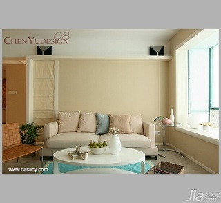 陈禹简约风格公寓经济型120平米客厅飘窗沙发图片