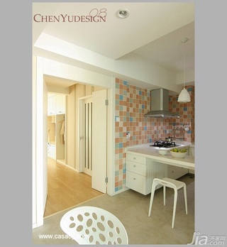 陈禹简约风格公寓经济型120平米厨房橱柜效果图