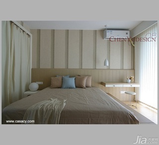 陈禹简约风格公寓经济型120平米卧室床图片