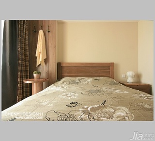 陈禹简约风格公寓经济型130平米卧室床图片