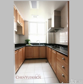 陈禹日式风格公寓经济型110平米厨房橱柜定制