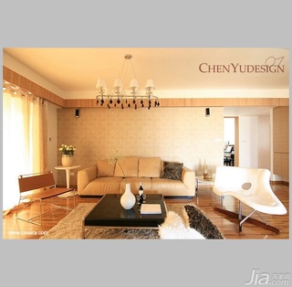 陈禹简约风格四房富裕型140平米以上客厅沙发效果图