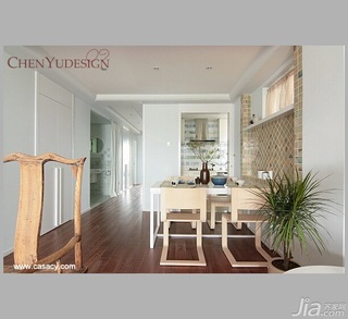 陈禹中式风格公寓经济型110平米餐厅餐桌图片