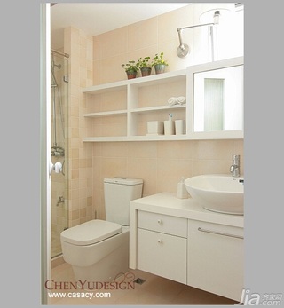 陈禹中式风格公寓经济型110平米卫生间洗手台效果图