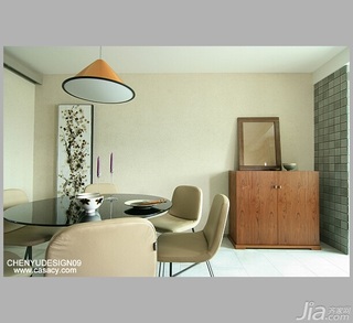 陈禹简约风格公寓经济型140平米以上餐厅餐桌图片