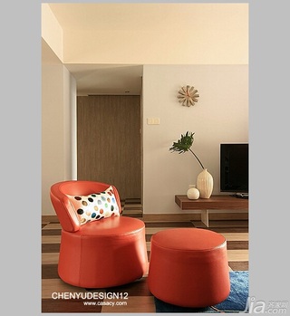 陈禹混搭风格公寓经济型客厅沙发图片