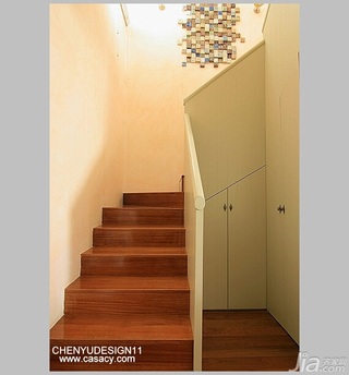 陈禹简约风格公寓经济型140平米以上楼梯设计图纸
