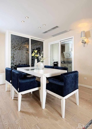 木水loft风格复式奢华富裕型餐厅餐桌效果图