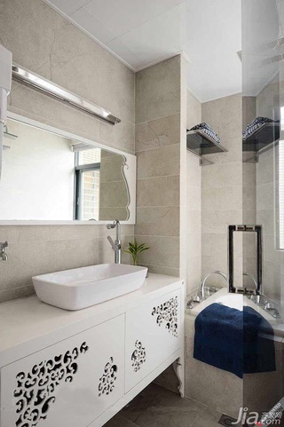 木水loft风格复式奢华富裕型卫生间洗手台效果图