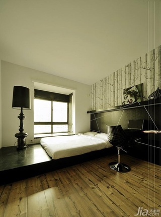 木水新古典风格公寓经济型140平米以上卧室飘窗床效果图