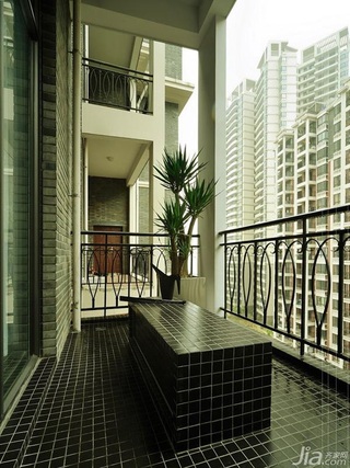 木水新古典风格公寓经济型140平米以上阳台装修