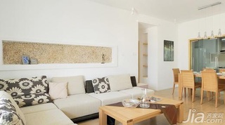 木水简约风格公寓实用经济型90平米客厅沙发图片