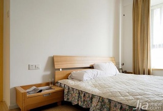 木水简约风格公寓实用经济型90平米卧室床图片