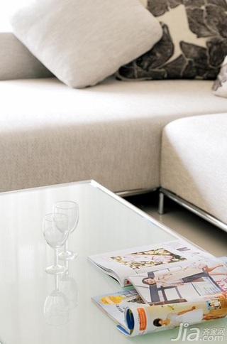 木水简约风格公寓经济型90平米客厅沙发图片