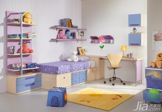 混搭风格二居室富裕型90平米儿童房装修效果图